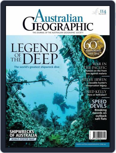 Australian Geographic May 7th, 2013 Digital Back Issue Cover