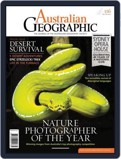 Australian Geographic September 3rd, 2013 Digital Back Issue Cover