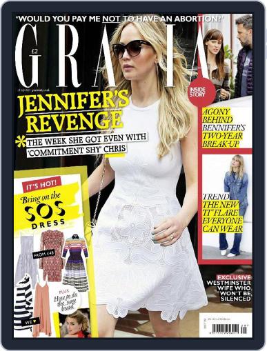 Grazia July 12th, 2015 Digital Back Issue Cover