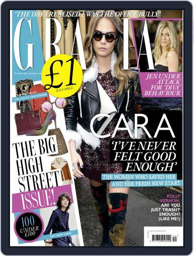 Grazia October 26th, 2015 Digital Back Issue Cover