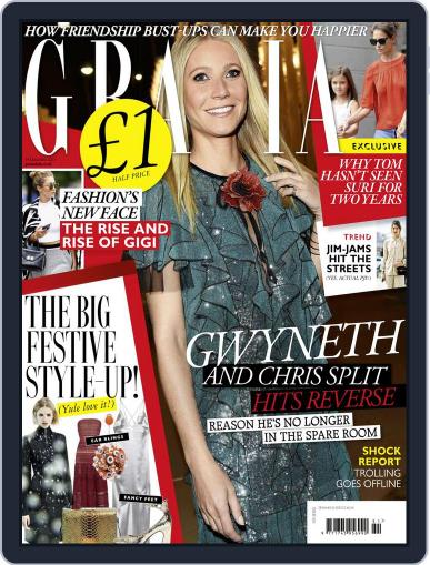 Grazia December 8th, 2015 Digital Back Issue Cover