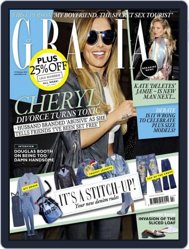 Grazia February 9th, 2016 Digital Back Issue Cover