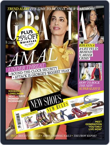 Grazia March 1st, 2016 Digital Back Issue Cover