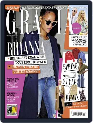 Grazia March 29th, 2016 Digital Back Issue Cover