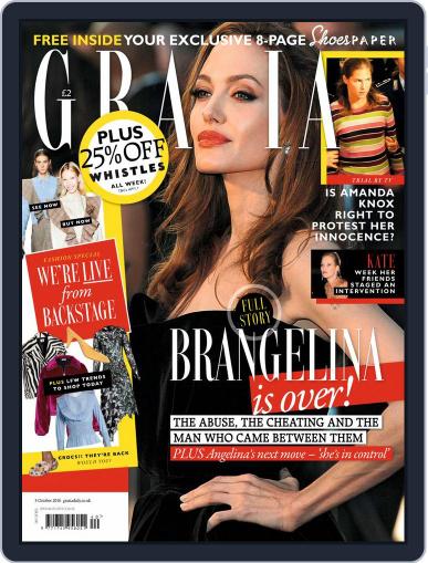 Grazia October 3rd, 2016 Digital Back Issue Cover