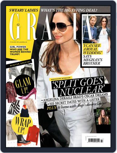 Grazia November 21st, 2016 Digital Back Issue Cover