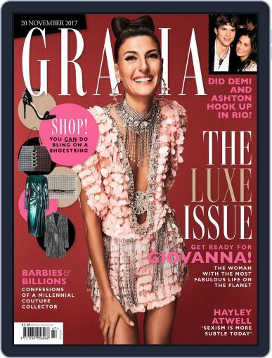 Grazia November 20th, 2017 Digital Back Issue Cover