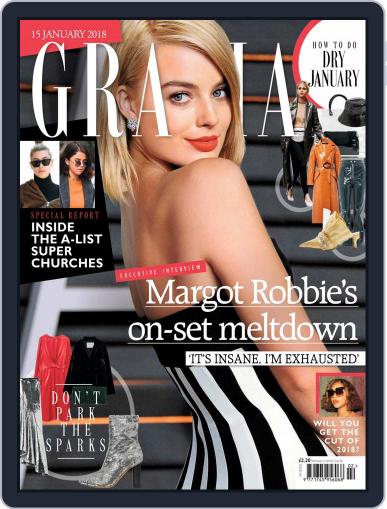 Grazia January 15th, 2018 Digital Back Issue Cover