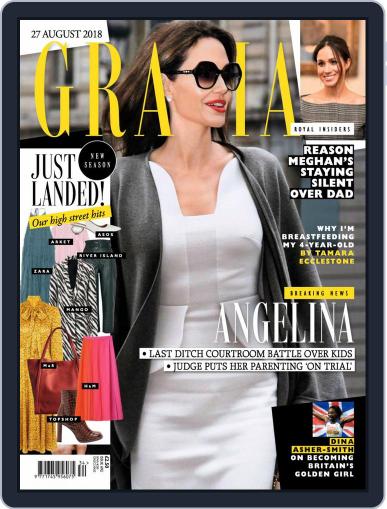 Grazia August 27th, 2018 Digital Back Issue Cover