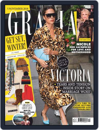 Grazia November 5th, 2018 Digital Back Issue Cover