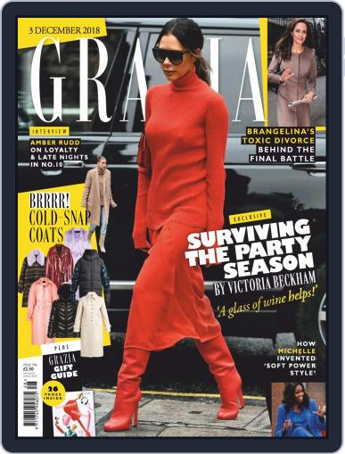 Grazia December 3rd, 2018 Digital Back Issue Cover