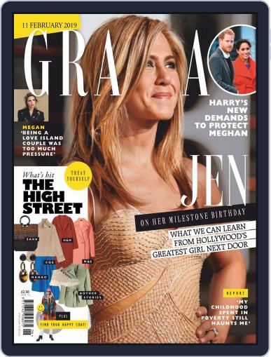 Grazia February 11th, 2019 Digital Back Issue Cover