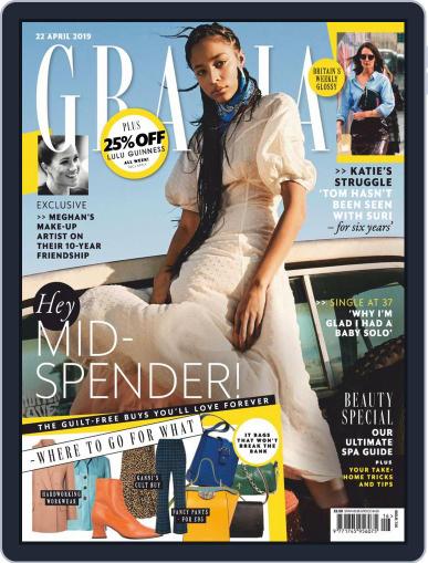 Grazia April 22nd, 2019 Digital Back Issue Cover