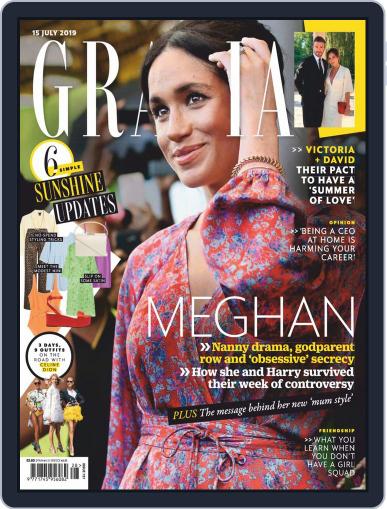 Grazia July 15th, 2019 Digital Back Issue Cover