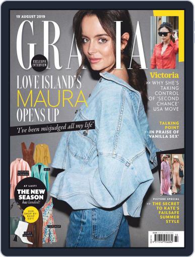 Grazia August 19th, 2019 Digital Back Issue Cover