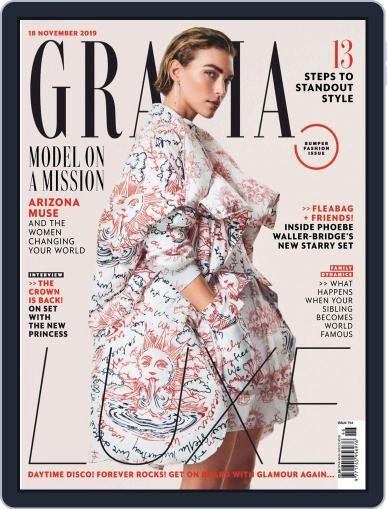 Grazia November 18th, 2019 Digital Back Issue Cover