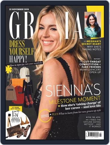 Grazia November 25th, 2019 Digital Back Issue Cover