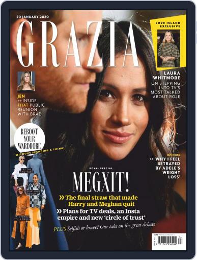 Grazia January 20th, 2020 Digital Back Issue Cover