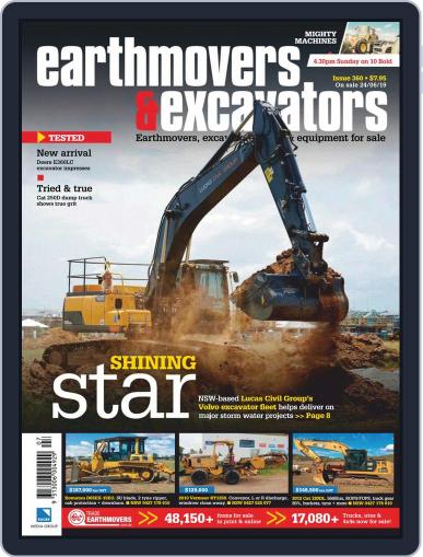 Earthmovers & Excavators August 1st, 2019 Digital Back Issue Cover