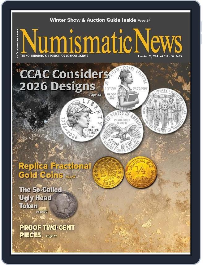 Numismatic News (Digital) Subscription                    November 26th, 2024 Issue