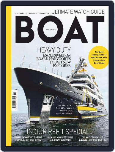 Boat International November 1st, 2019 Digital Back Issue Cover