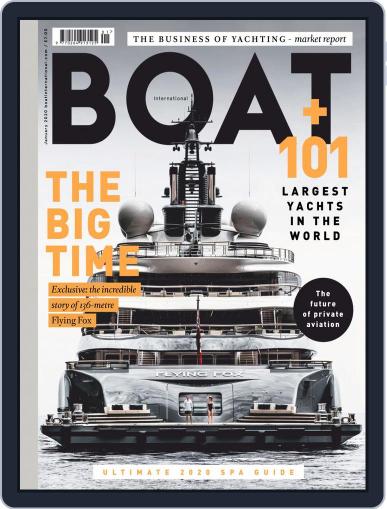 Boat International January 1st, 2020 Digital Back Issue Cover