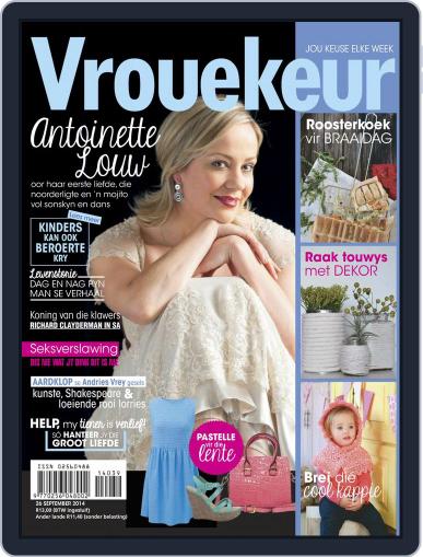 Vrouekeur September 21st, 2014 Digital Back Issue Cover