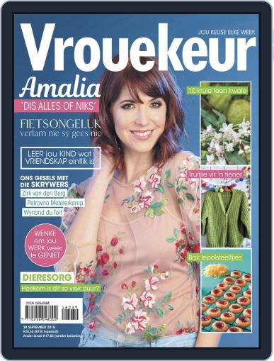 Vrouekeur September 28th, 2018 Digital Back Issue Cover