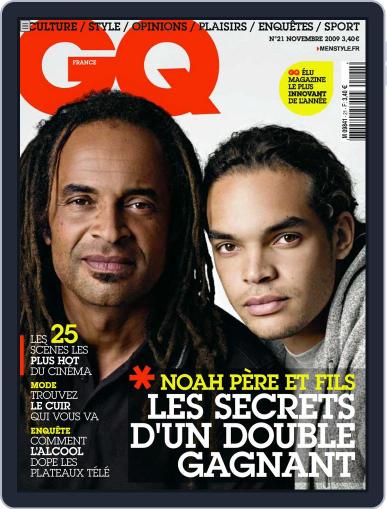 Gq France October 21st, 2009 Digital Back Issue Cover