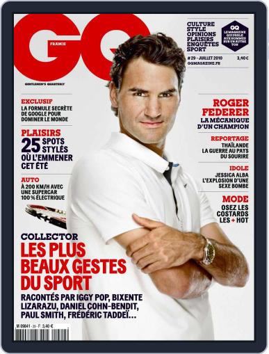 Gq France June 15th, 2010 Digital Back Issue Cover