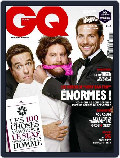 Gq France July 26th, 2010 Digital Back Issue Cover