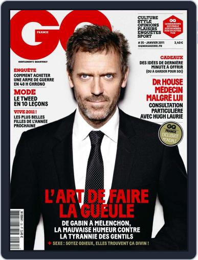 Gq France December 14th, 2010 Digital Back Issue Cover