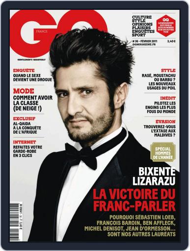 Gq France January 19th, 2011 Digital Back Issue Cover