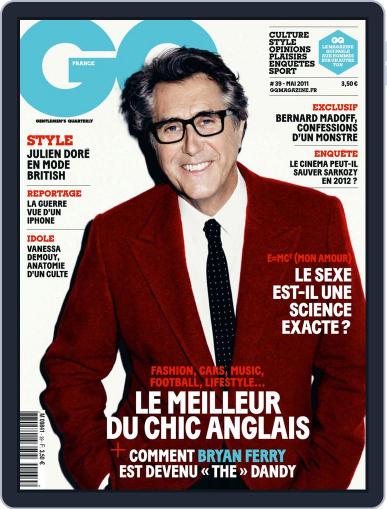 Gq France April 18th, 2011 Digital Back Issue Cover
