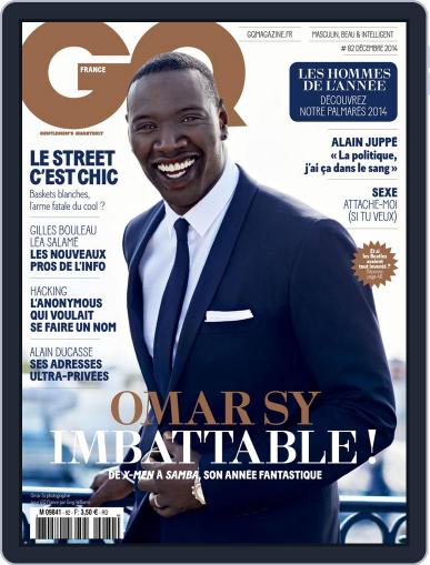 Gq France November 19th, 2014 Digital Back Issue Cover