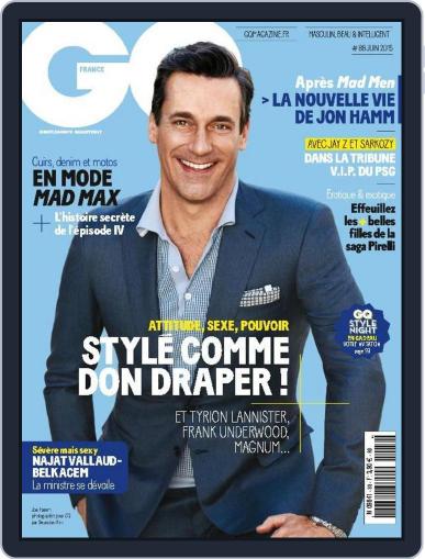 Gq France May 12th, 2015 Digital Back Issue Cover