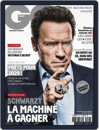 Gq France July 9th, 2015 Digital Back Issue Cover