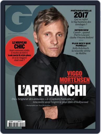 Gq France October 1st, 2016 Digital Back Issue Cover
