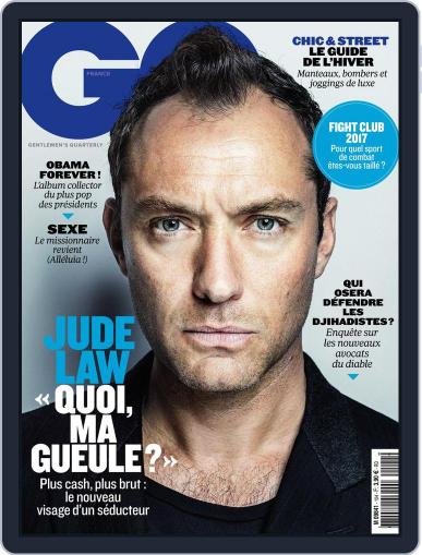 Gq France November 1st, 2016 Digital Back Issue Cover