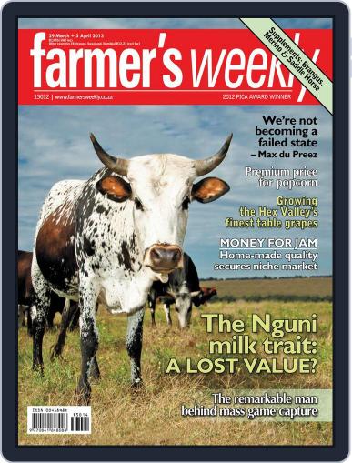 Farmer's Weekly March 24th, 2013 Digital Back Issue Cover
