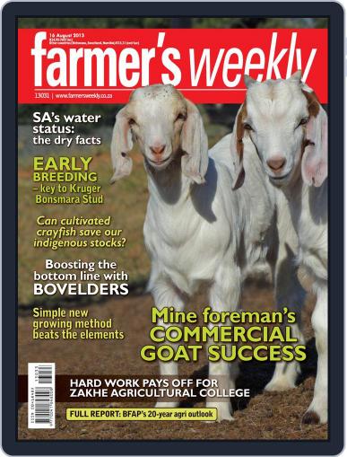 Farmer's Weekly August 11th, 2013 Digital Back Issue Cover