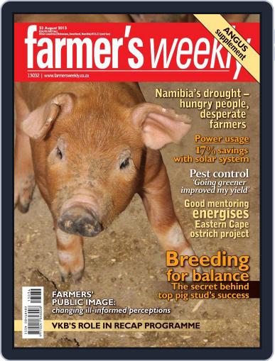 Farmer's Weekly August 18th, 2013 Digital Back Issue Cover