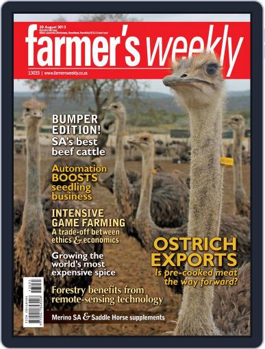 Farmer's Weekly August 25th, 2013 Digital Back Issue Cover