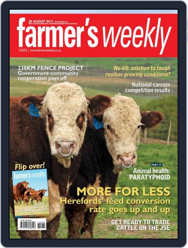 Farmer's Weekly August 28th, 2015 Digital Back Issue Cover
