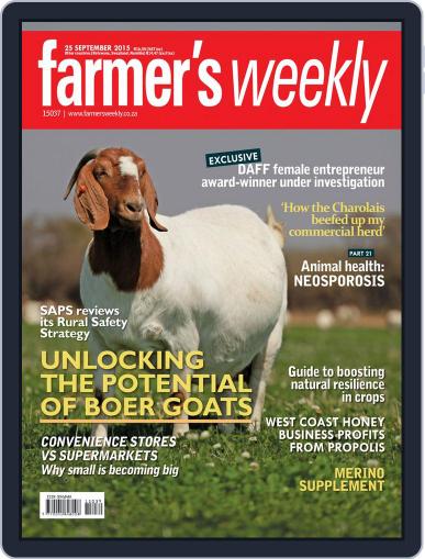 Farmer's Weekly September 25th, 2015 Digital Back Issue Cover