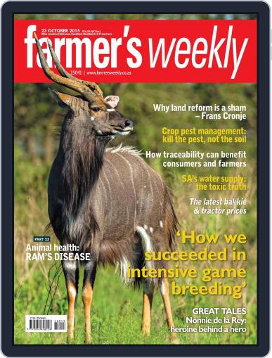 Farmer's Weekly October 23rd, 2015 Digital Back Issue Cover