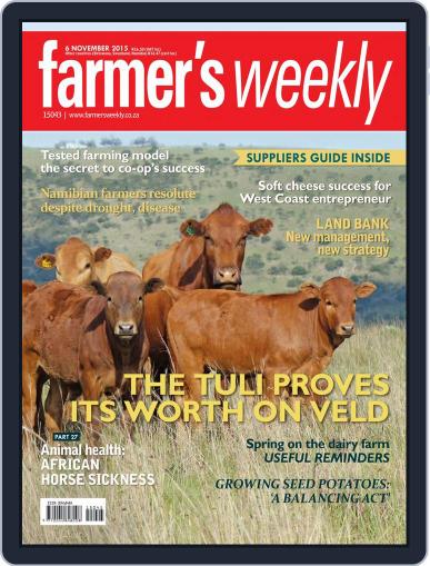 Farmer's Weekly November 6th, 2015 Digital Back Issue Cover