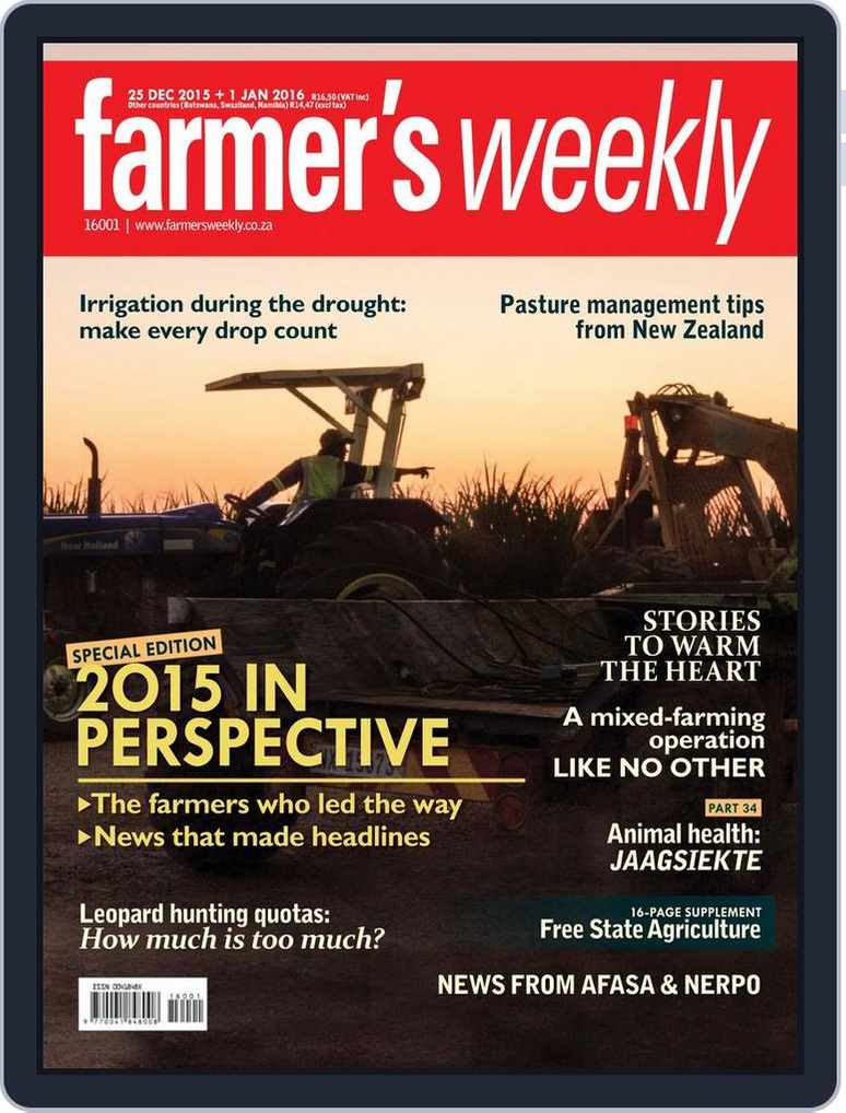 Farmer's Weekly 25 Dec 2015 plus 1 Jan 2016 (Digital)