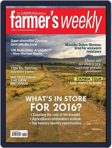 Farmer's Weekly January 8th, 2016 Digital Back Issue Cover