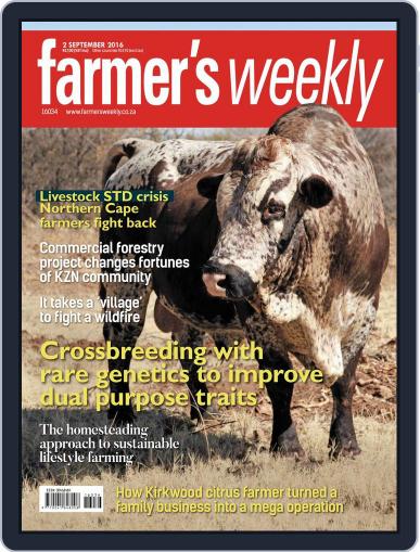Farmer's Weekly September 2nd, 2016 Digital Back Issue Cover